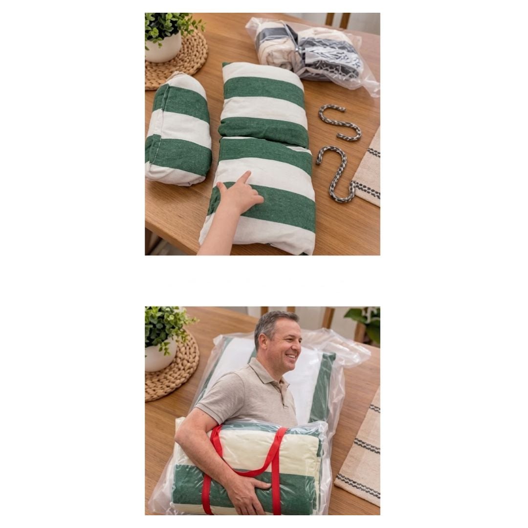 SILLA COLGANTE DE MULTICOLORES EN ALGODON - 4