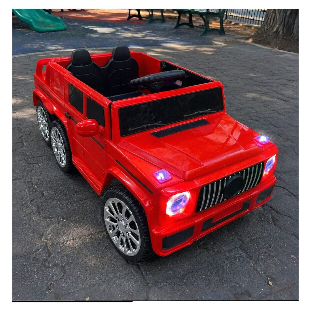 CARRO ELÉCTRICO INFANTIL DE 6 RUEDAS CON CONTROL REMOTO - 1
