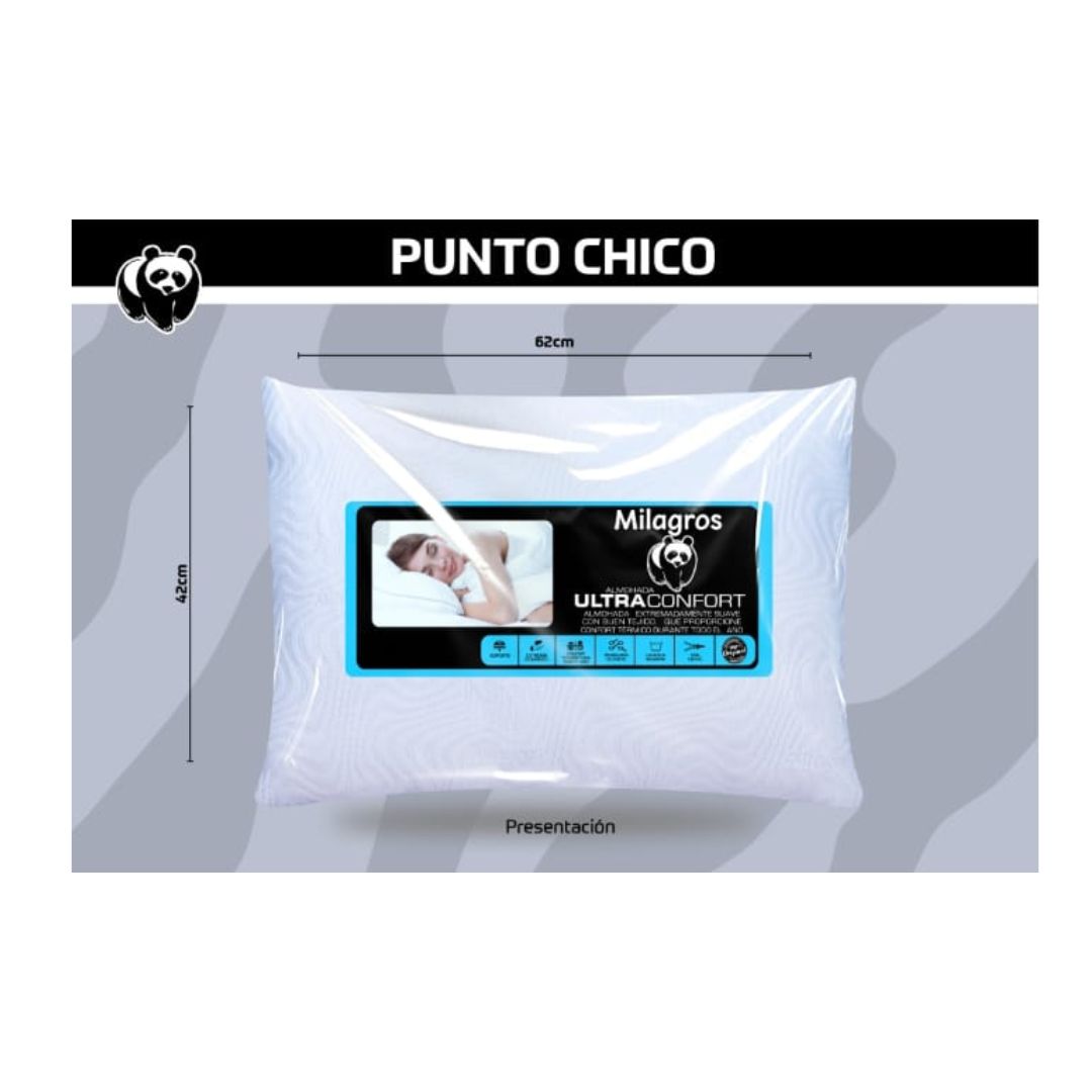 ALMOHADA ULTRA CONFORT PUNTO CHICO - 1