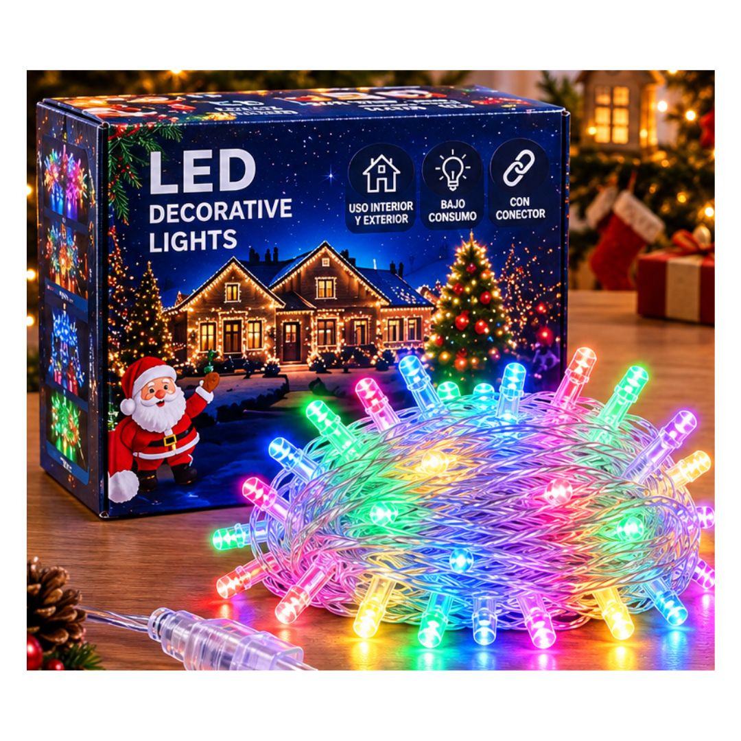 LUCES DE NAVIDAD LED RGB 9 M - 1