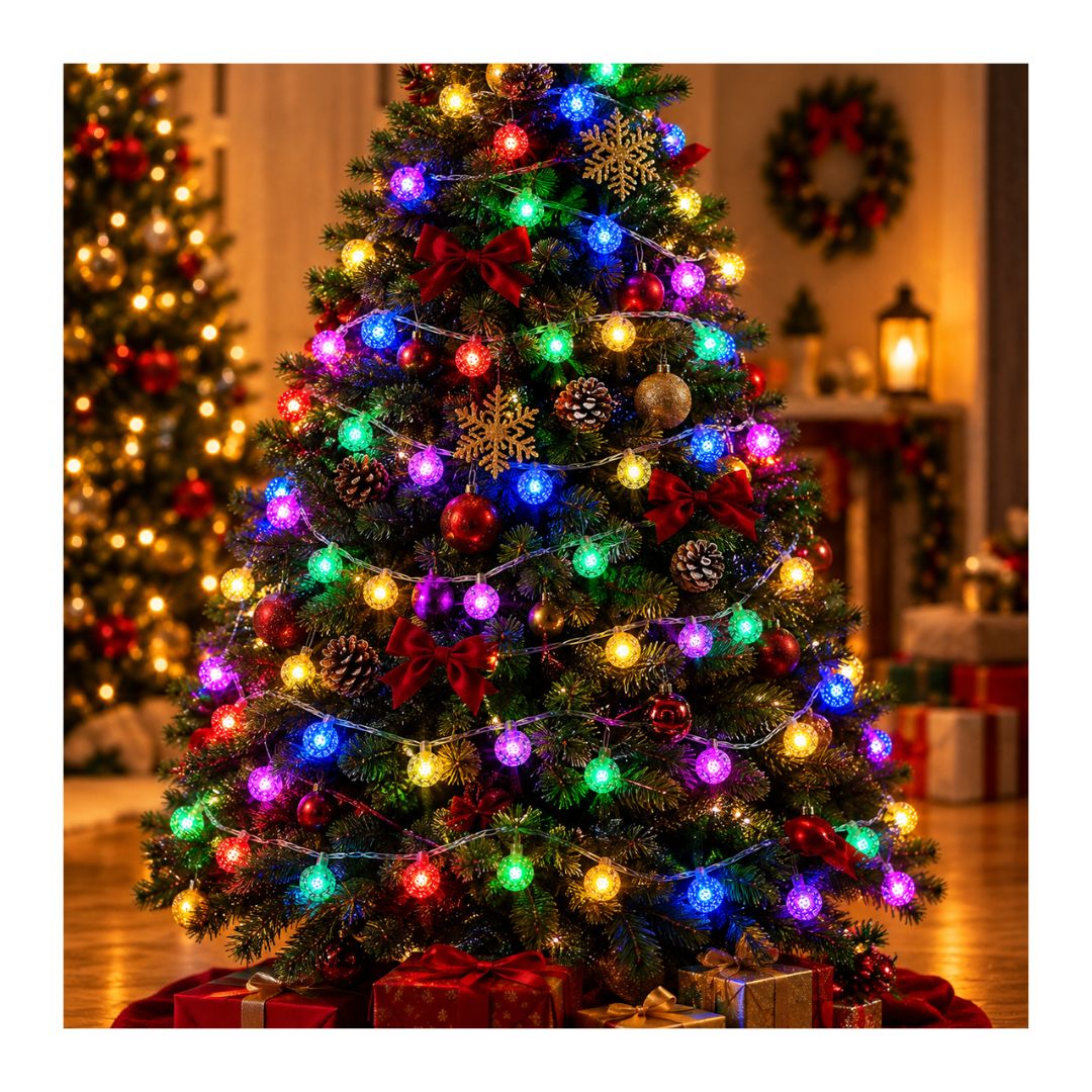LUCES DE NAVIDAD LED RGB 9 M - 1