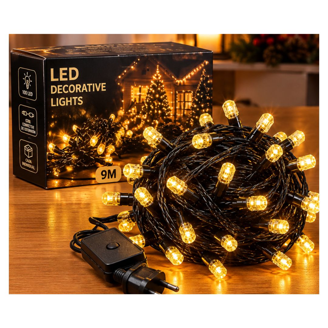 LUCES DE NAVIDAD LED LINEAL 9 M - 1