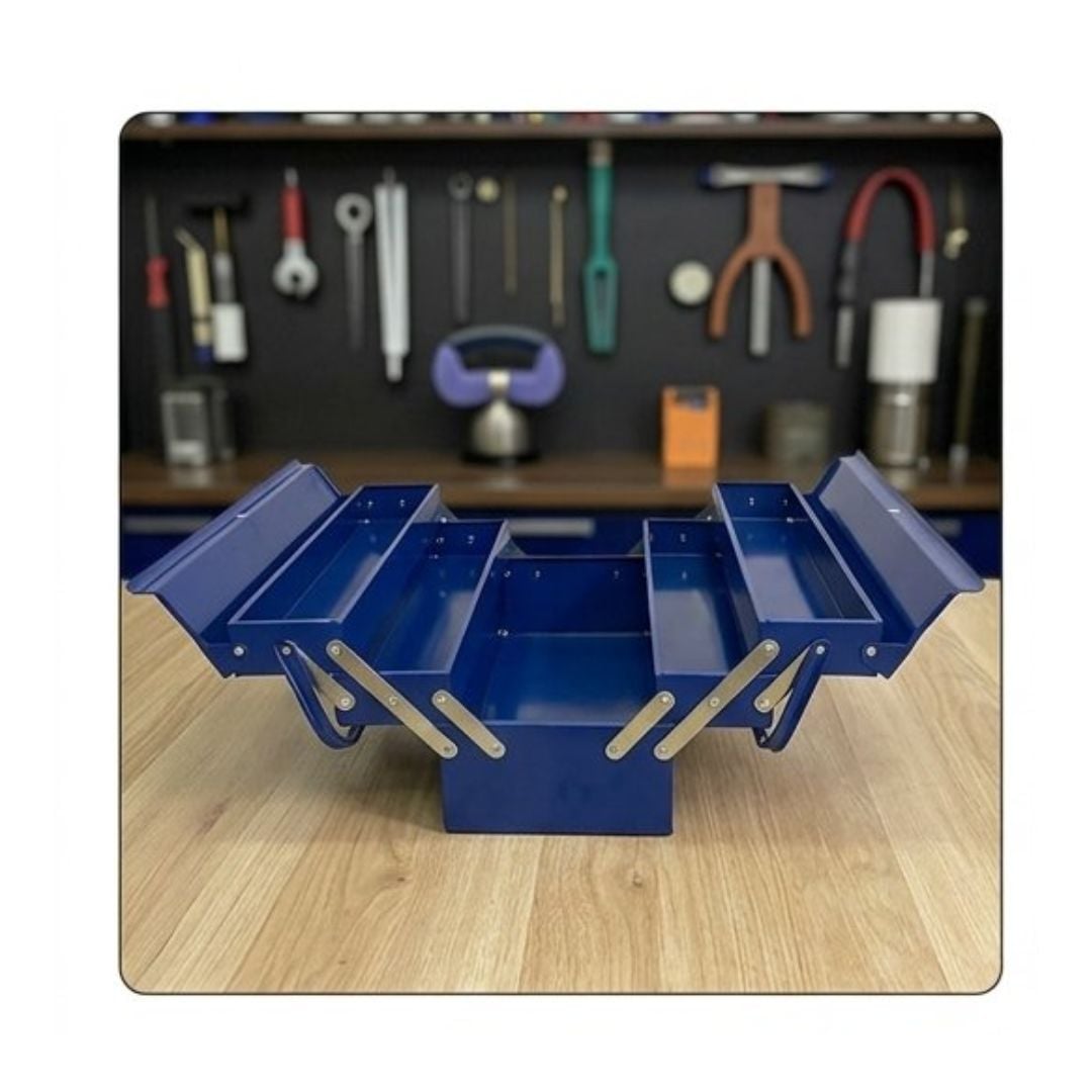 CAJA DE HERRAMIENTAS DE ACERO DESPLEGABLE DE 43 CM - 1