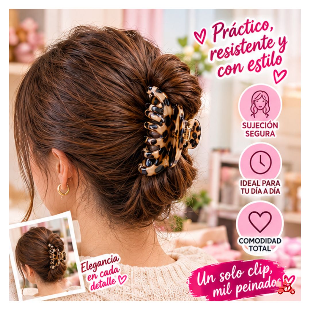 PACK DE 12 DE GANCHO TIPO PULPO PARA CABELLO - 1