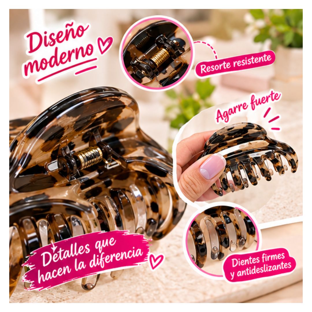 PACK DE 12 DE GANCHO TIPO PULPO PARA CABELLO - 2