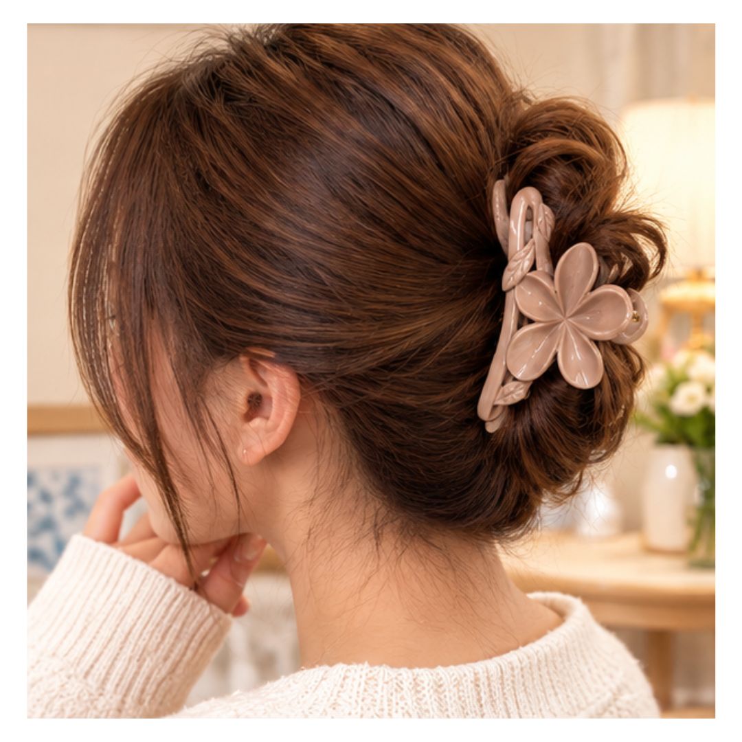 GANCHOS PARA EL CABELLO CON DISEÑO DE FLOR - 2