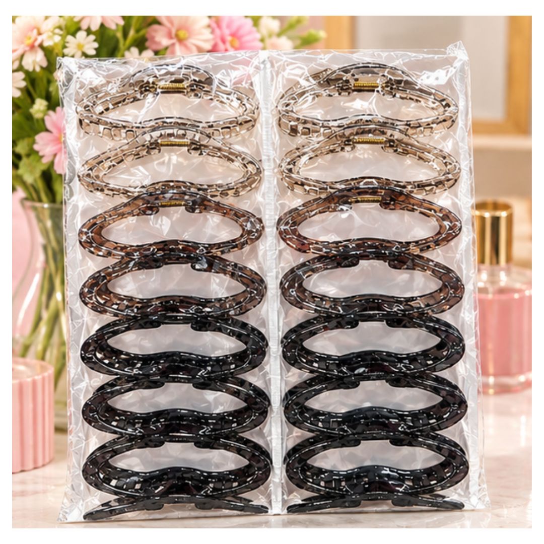 PACK DE 6 DE GANCHO TIPO GARRA PARA CABELLO - 1