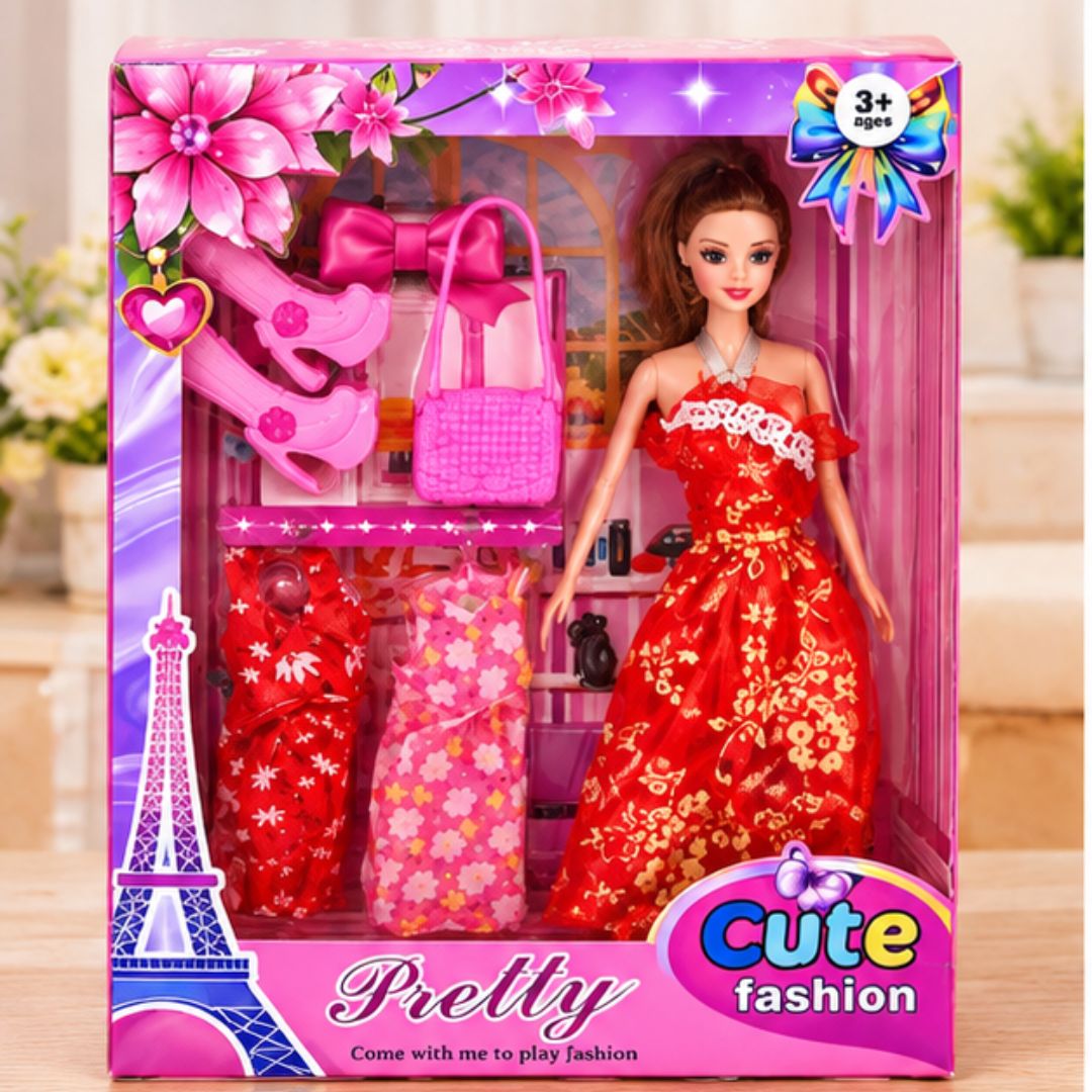 MUÑECA FASHION CON ACCESORIOS - 1