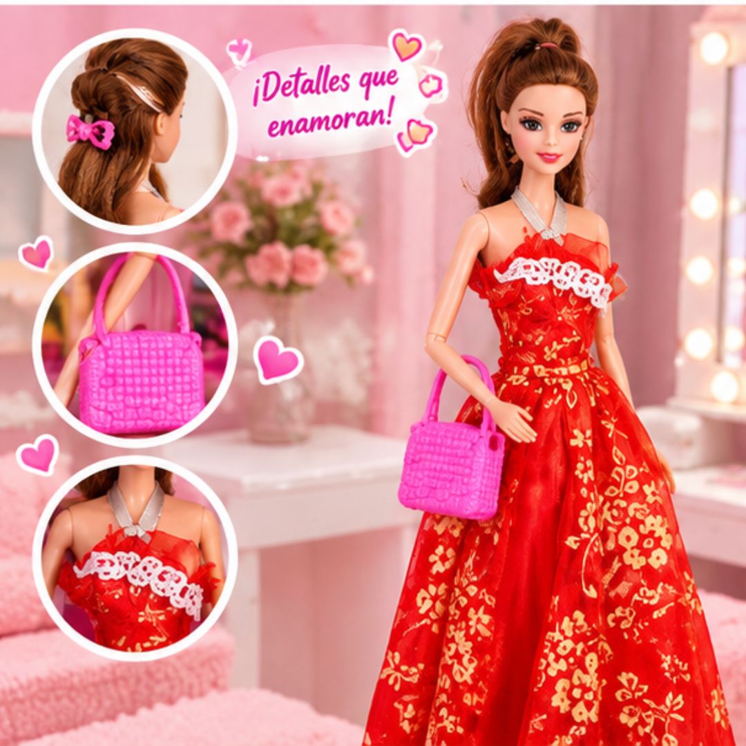 MUÑECA FASHION CON ACCESORIOS - 2
