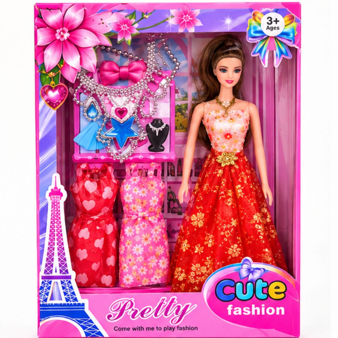 MUÑECA FASHION CON ACCESORIOS - 1