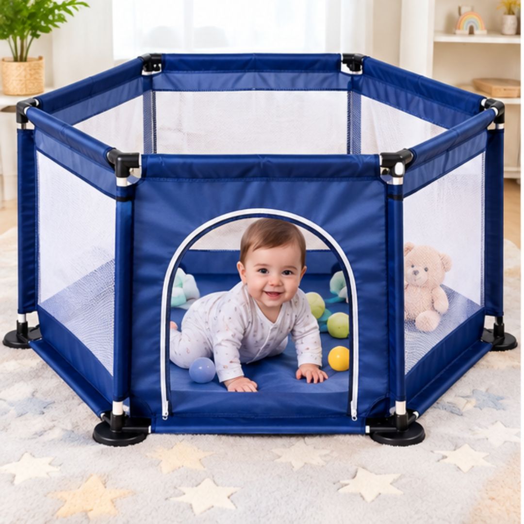 CORRAL INFANTIL PLEGABLE PARA BEBÉ - 2