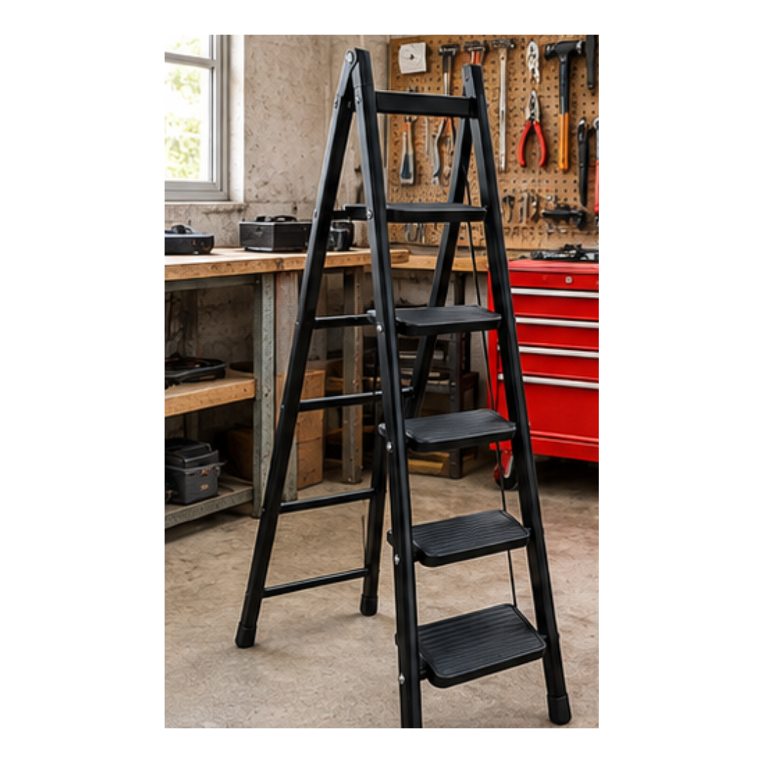 ESCALERA PLEGABLE DE 5 NIVELES - 1