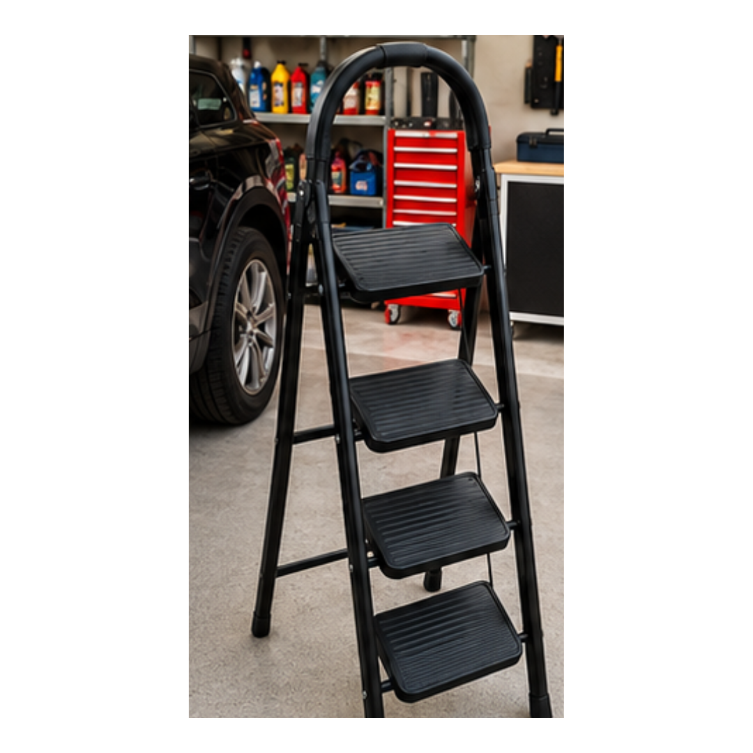 ESCALERA TUBULAR PLEGABLE DE 4 NIVELES - 1