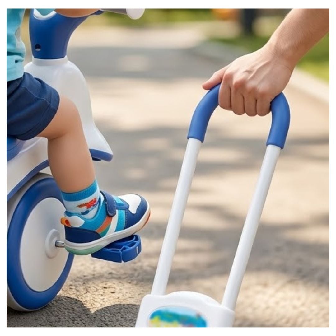 TRICICLO INFANTIL CON MANIJA DE EMPUJE GUIADORA - 2