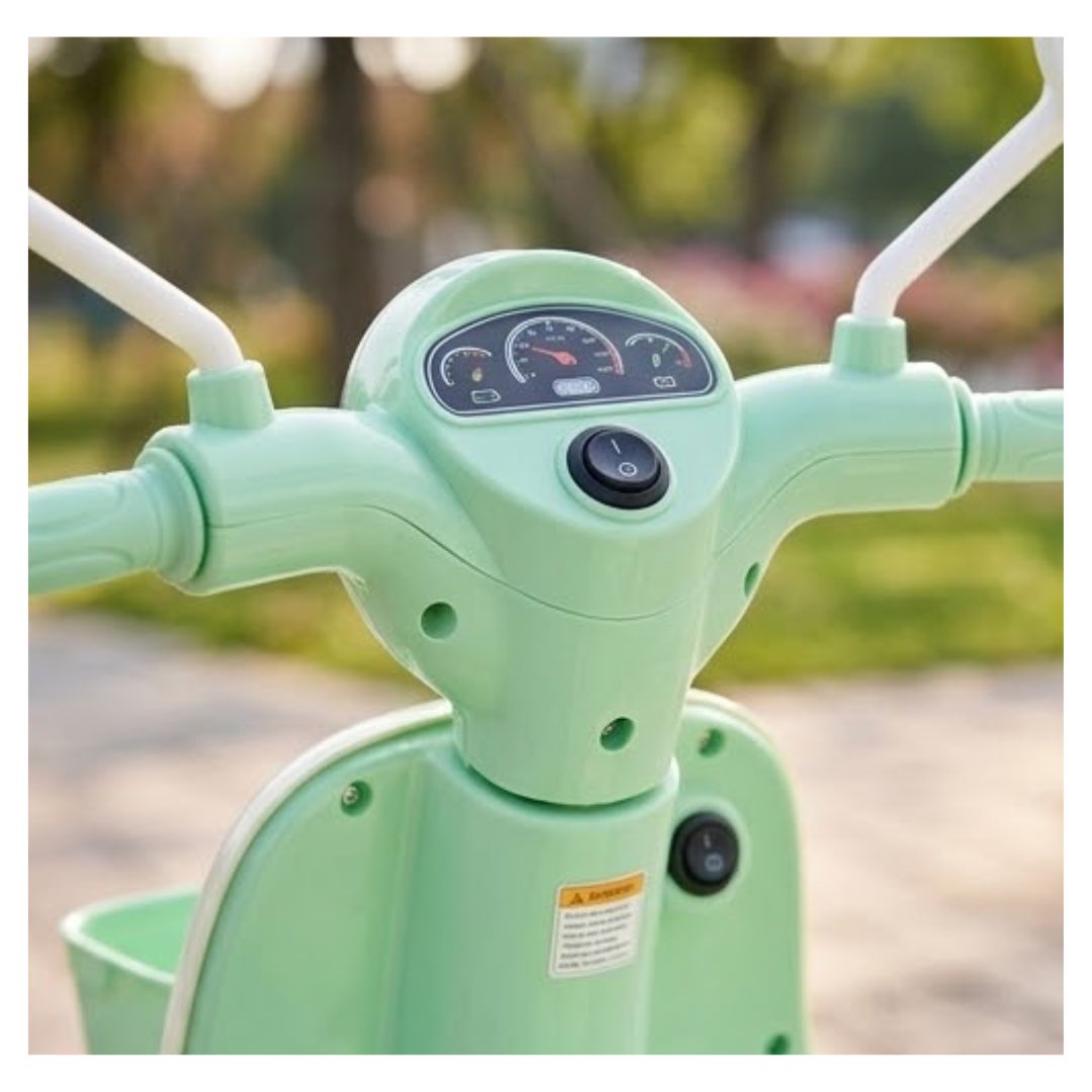 TRIMOTO ELÉCTRICA INFANTIL CON CESTA DELANTERA - 2
