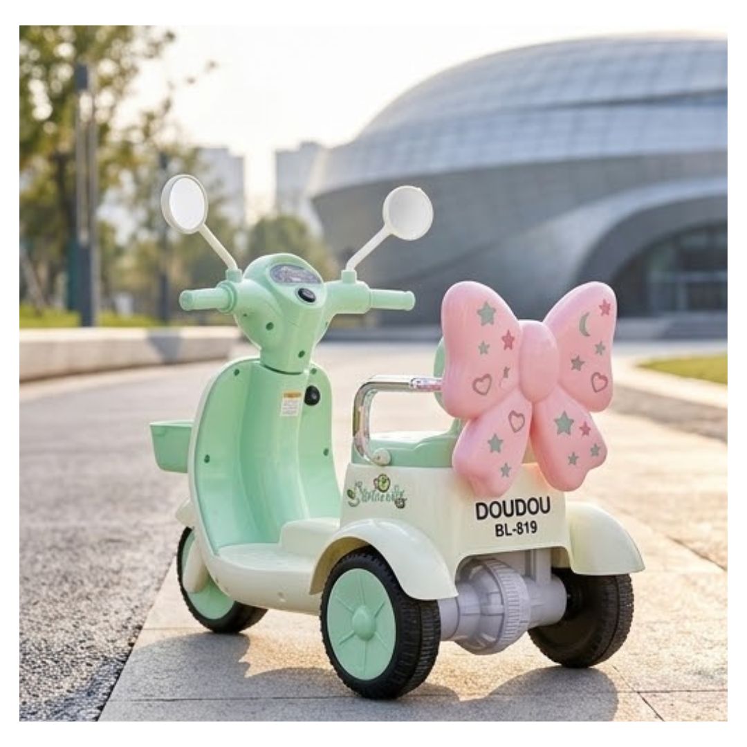 TRIMOTO ELÉCTRICA INFANTIL CON CESTA DELANTERA - 3