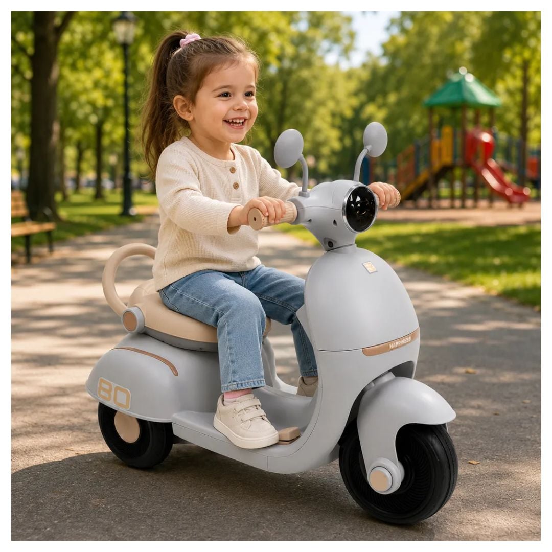 MOTO ELÉCTRICA DE 3 RUEDAS PARA NIÑOS - 1