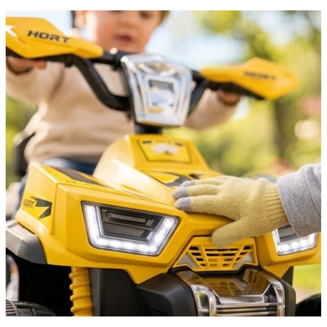 CUATRIMOTO INFANTIL CON MANGO GUÍA PARA EMPUJAR - 2