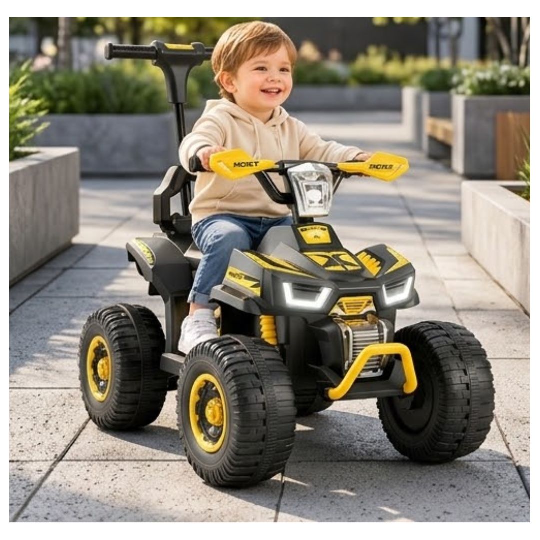 CUATRIMOTO INFANTIL CON MANGO GUÍA PARA EMPUJAR - 3