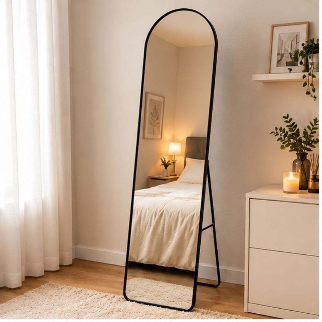 ESPEJO DE CUERPO COMPLETO CON SOPORTE - 2