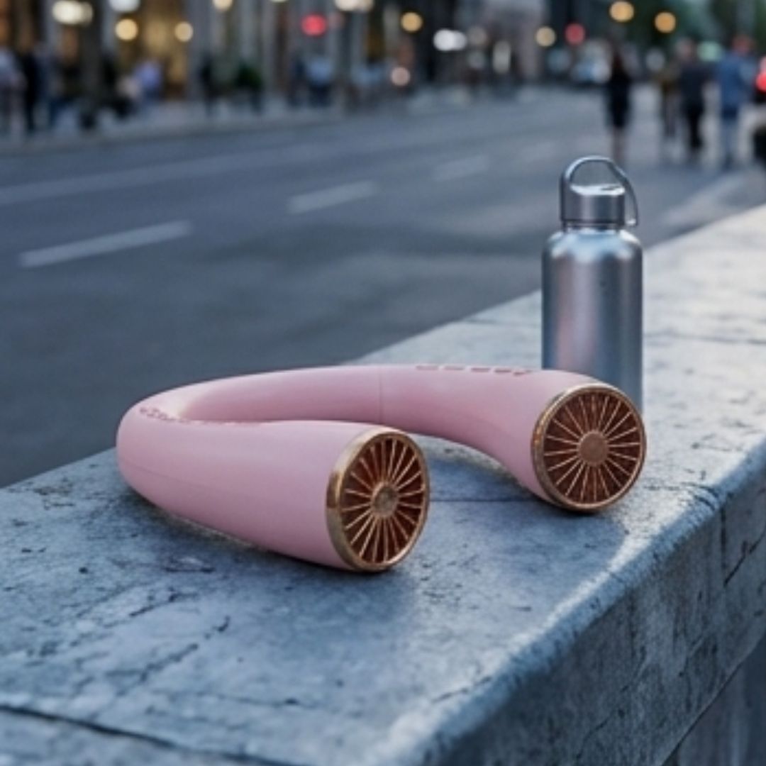 VENTILADOR DE CUELLO RECARGABLE Y PORTÁTIL - 2
