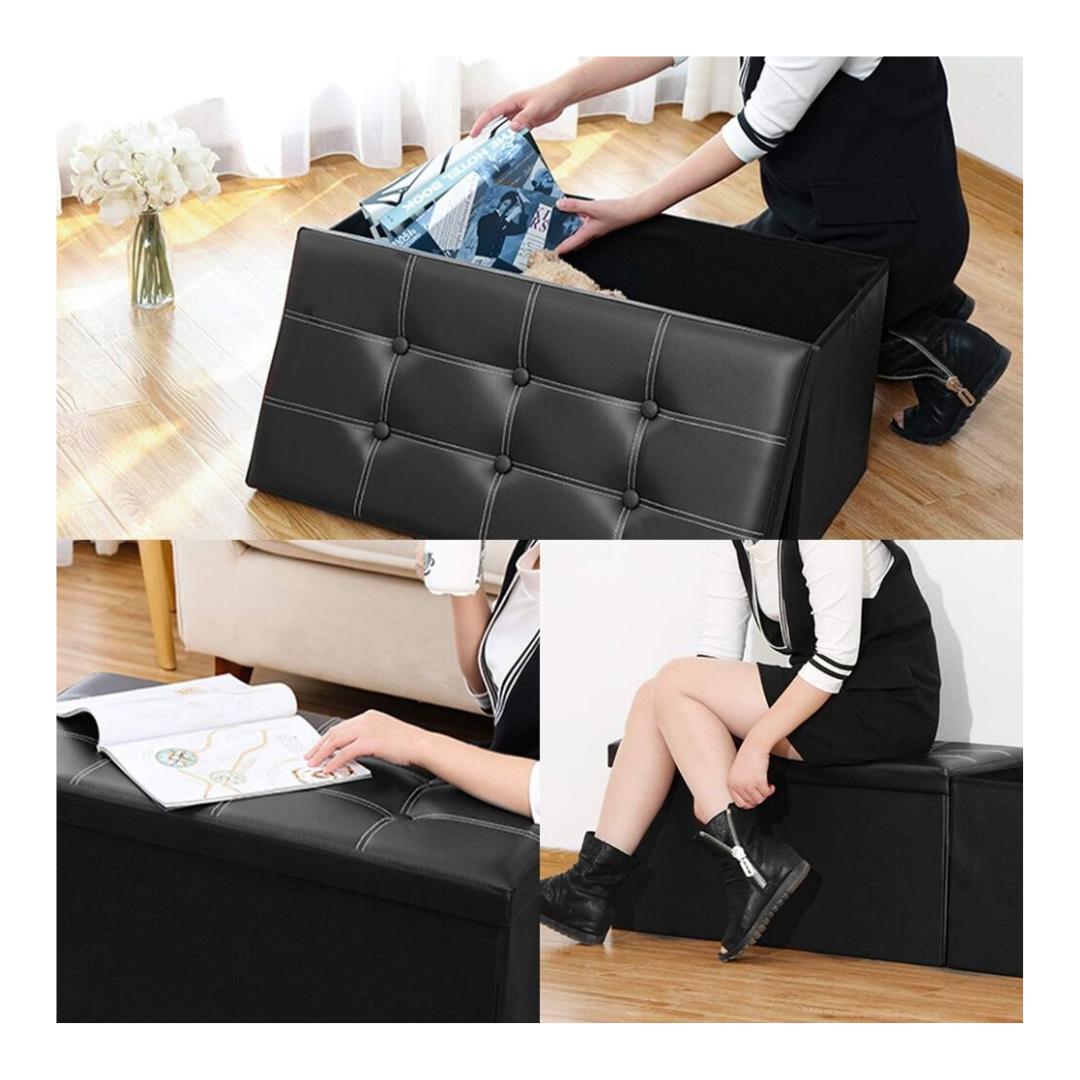 BANQUETA PLEGABLE EN FORMA BAUL - 3
