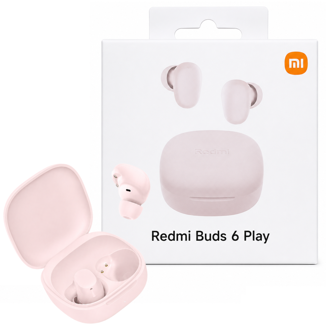 AUDÍFONOS XIAOMI REDMI BUDS 6 PLAY ROSA - 1