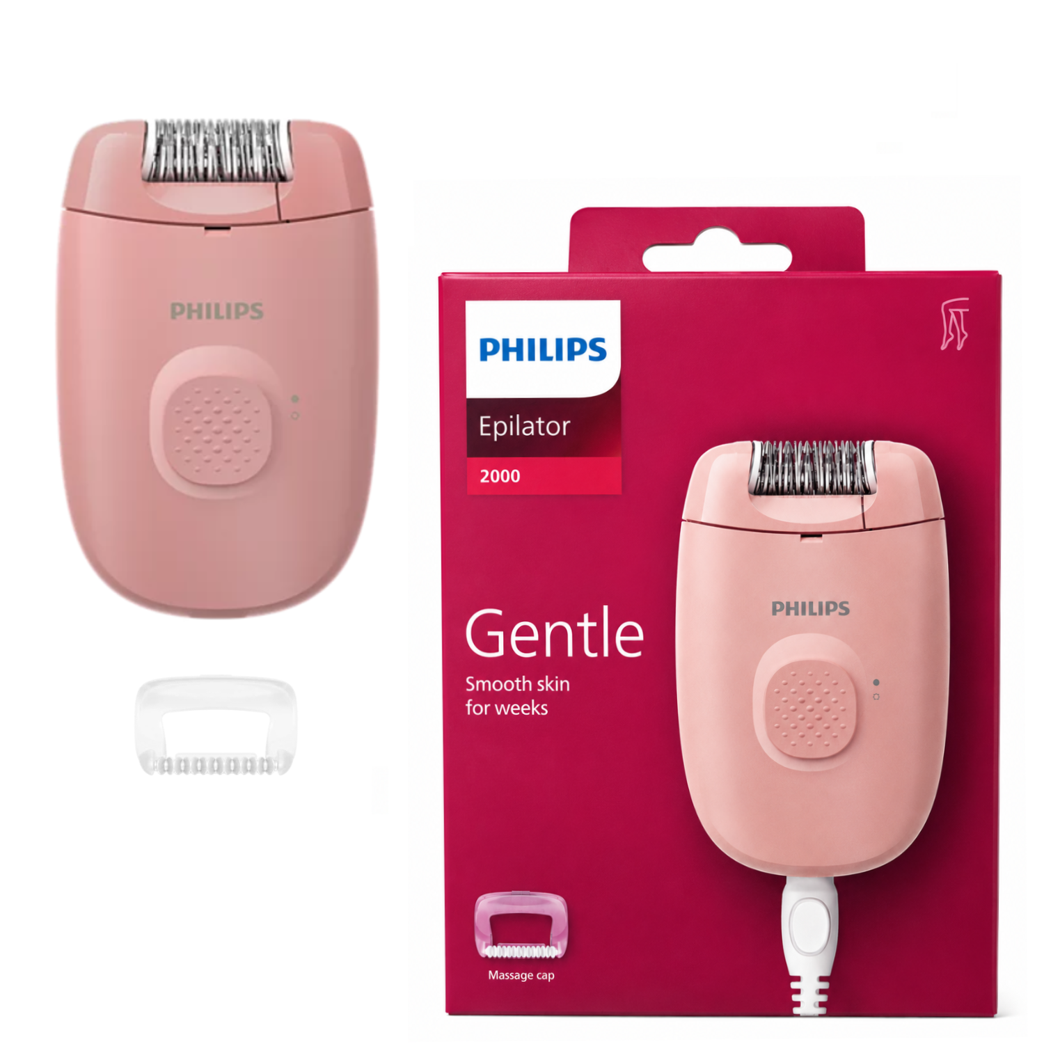 Depiladora Philips Bre227 Para Mujer Eléctrica Con Cable - 1