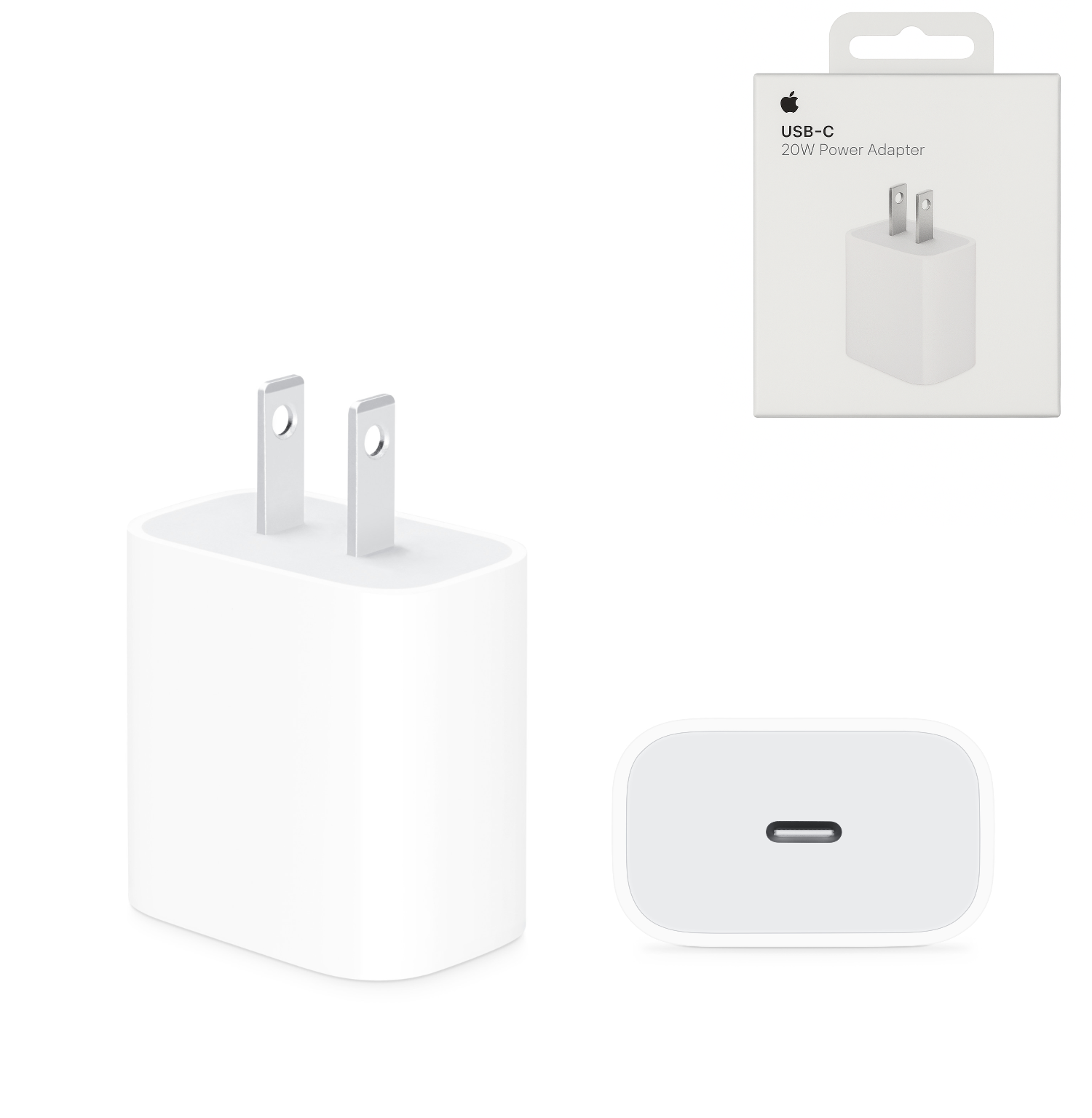 CARGADOR APPLE 20W USB-C CARGA RÁPIDA A2305 - 1
