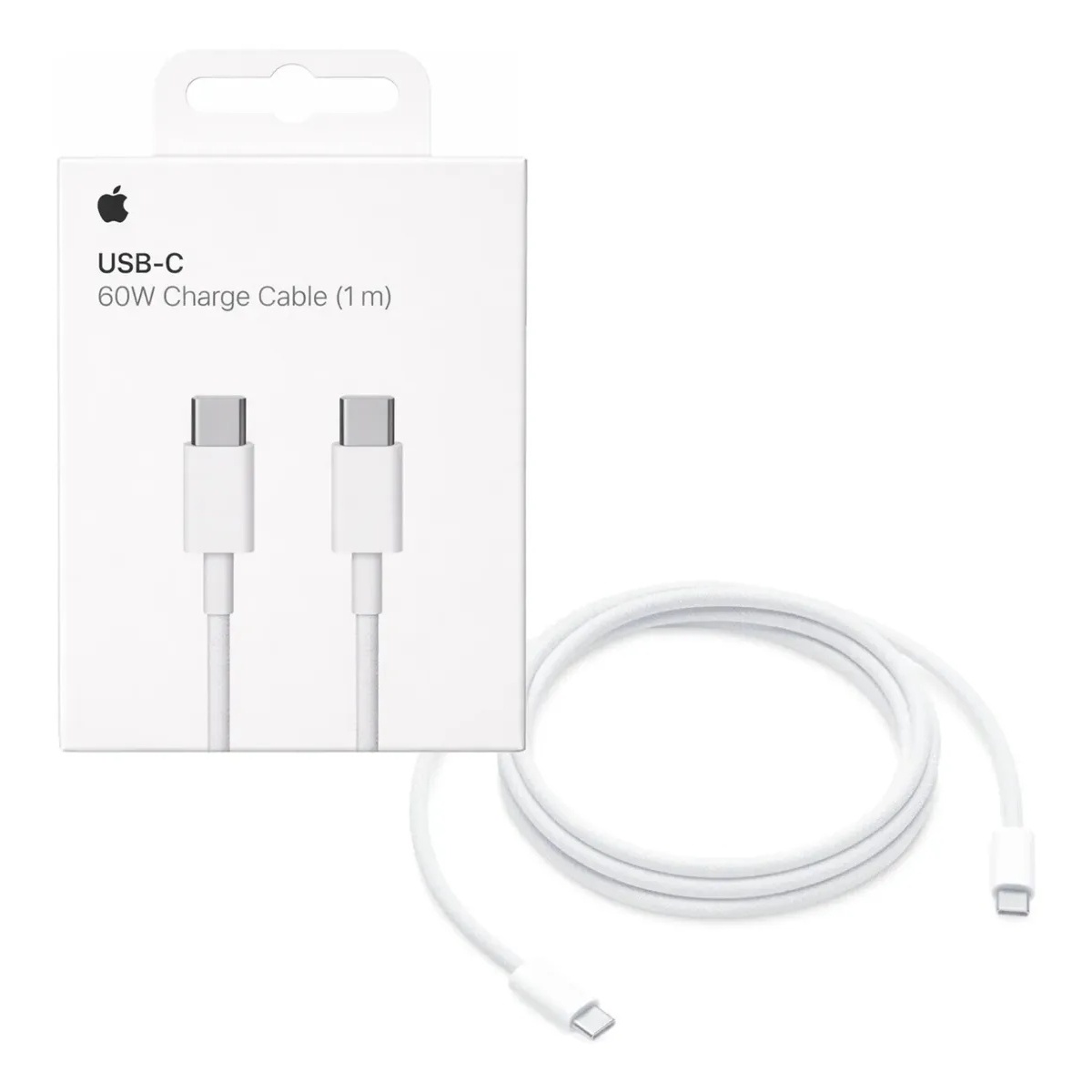 CABLE APPLE USB C A USB C 60W 1 METRO CARGA RÁPIDA - 1