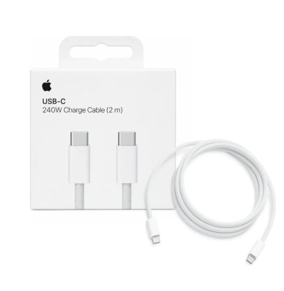 CABLE APPLE USB C A USB C 240W 2M CARGA RÁPIDA - 1