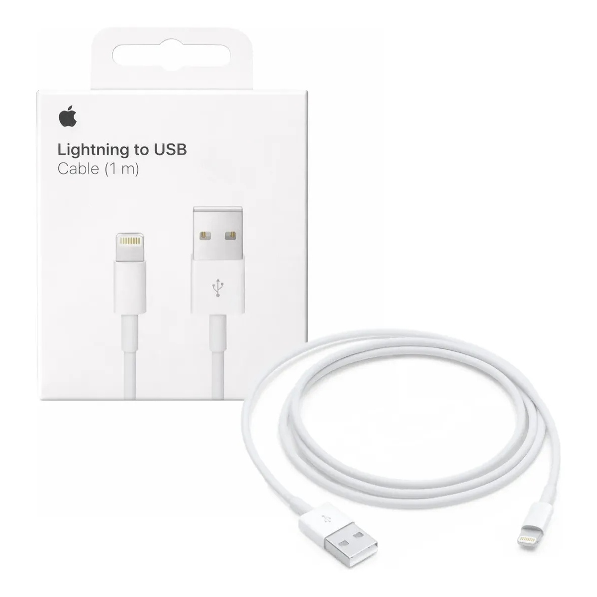 CABLE APPLE LIGHTNING A USB 1M CARGA RÁPIDA - 1
