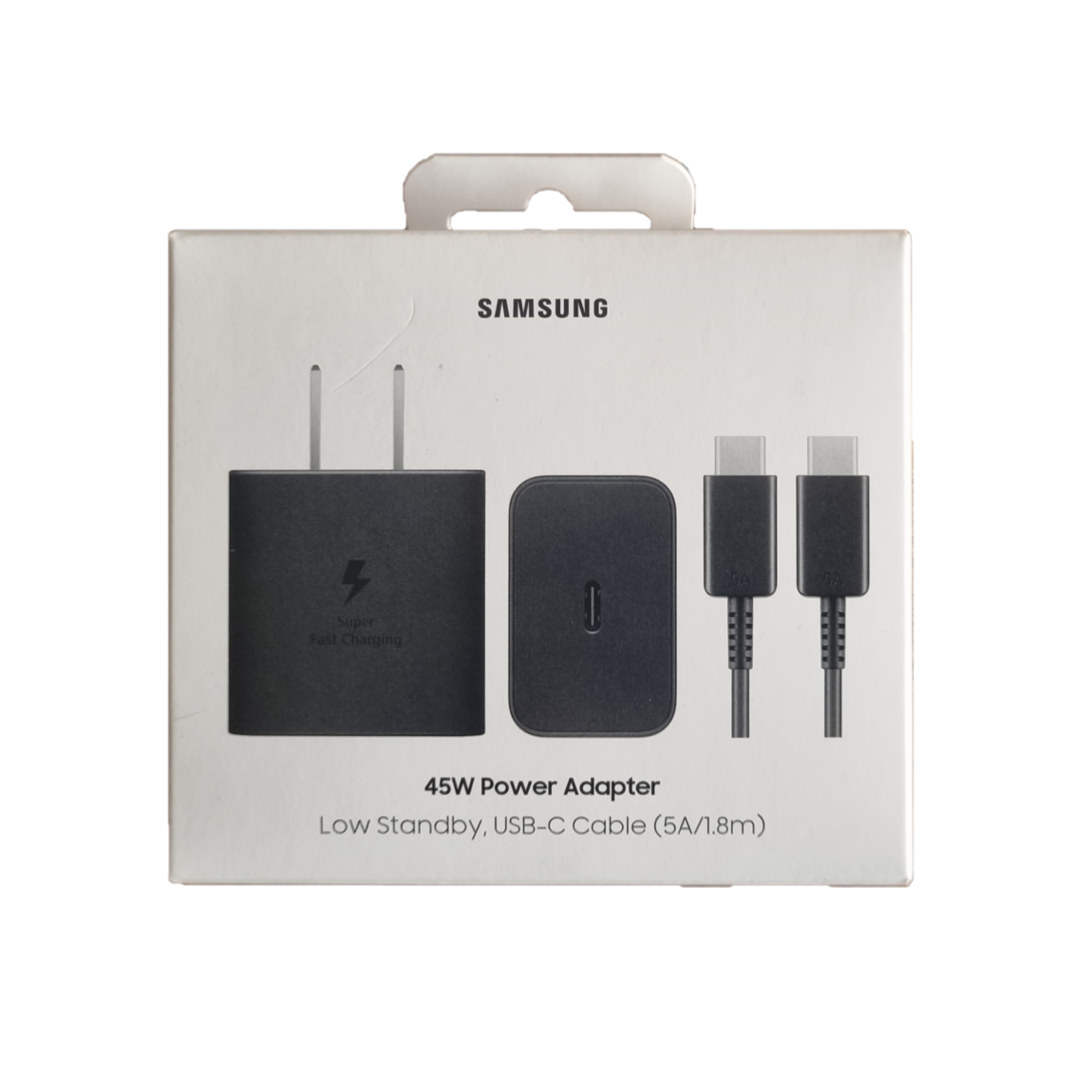 CARGADOR SAMSUNG 45W USB C CON CABLE SUPER RÁPIDA - 3