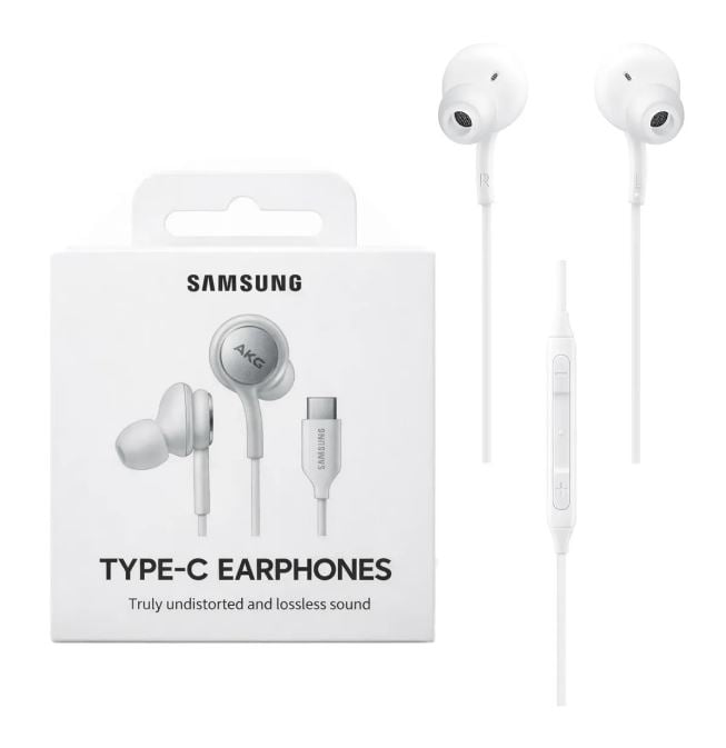 AUDIFONOS SAMSUNG AKG TIPO C BLANCO - 1