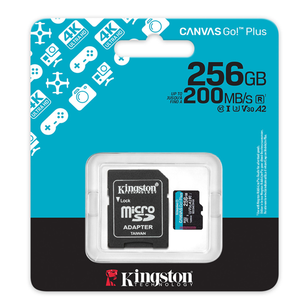 MEMORIA MICRO SD KINGSTON 256GB CANVAS GO - 2