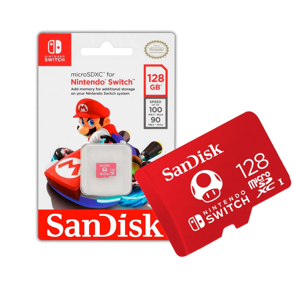 MEMORIA MICRO SD SANDISK PARA NINTENDO SWITCH 128GB - 1