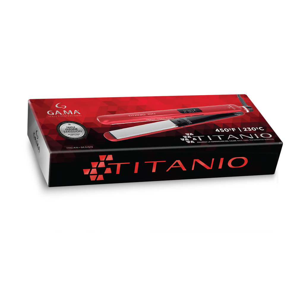 PLANCHA DE CABELLO PROFESIONAL GAMA TITANIO DIGITAL 4D - 3