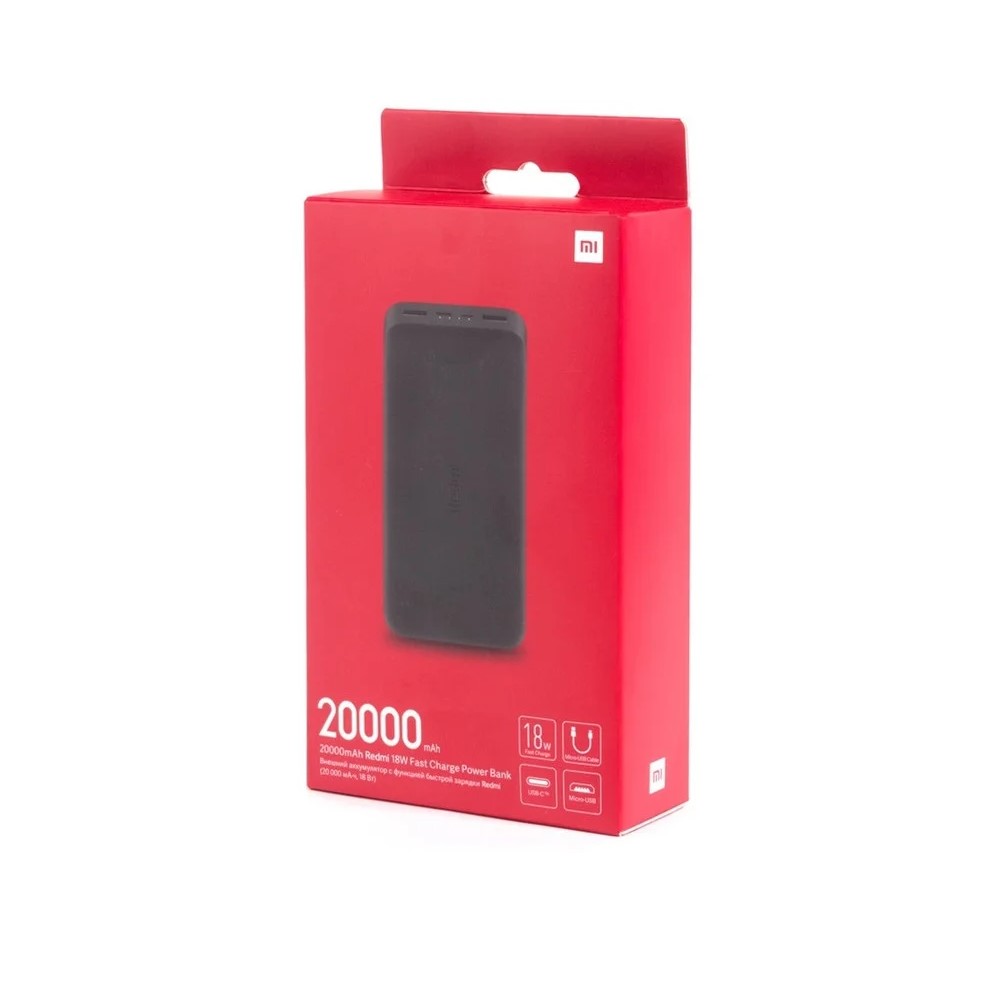 POWER BANK XIAOMI 20000 MAH CARGA RÁPIDA NEGRO - 7