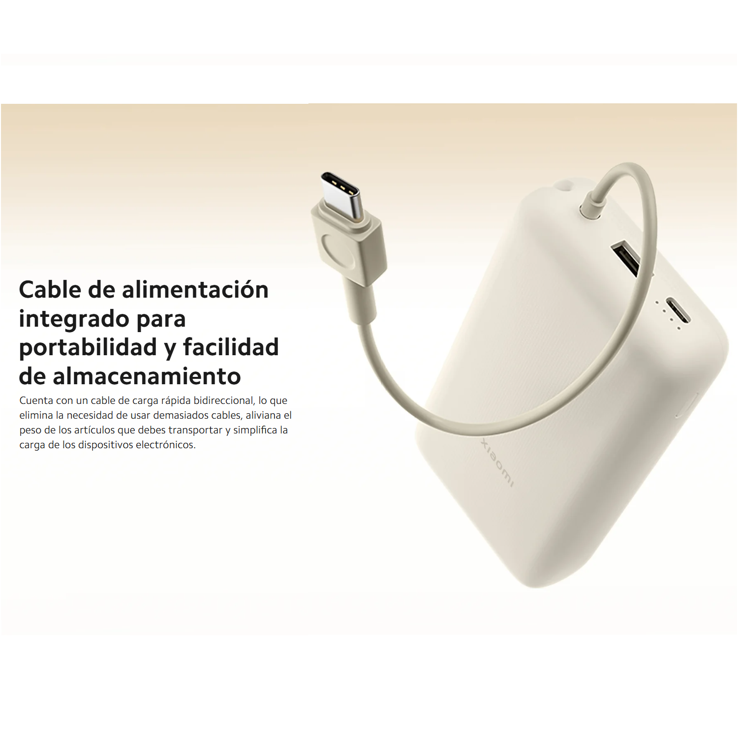 POWER BANK XIAOMI 20000 MAH CARGA RÁPIDA 33W - 3