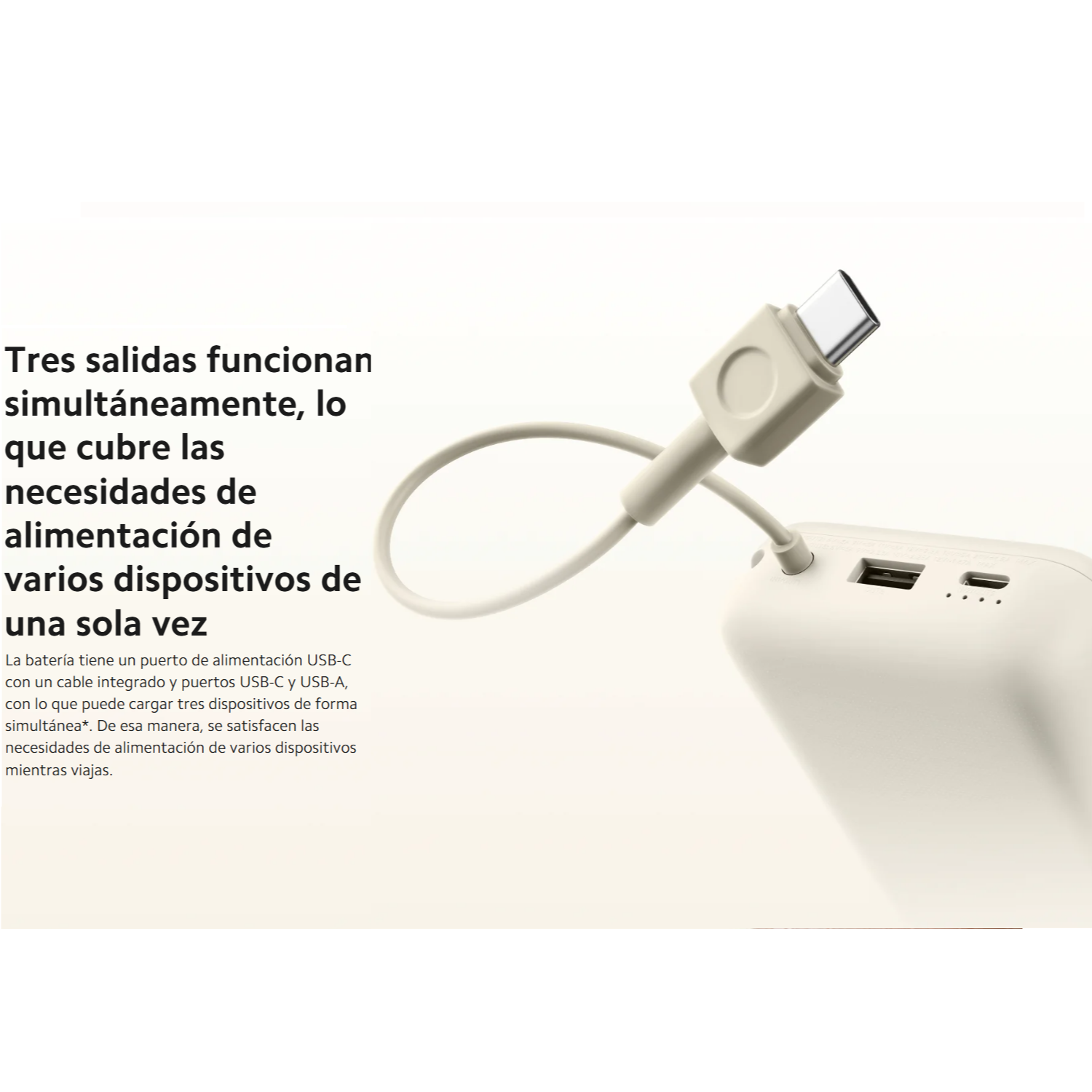POWER BANK XIAOMI 20000 MAH CARGA RÁPIDA 33W - 6