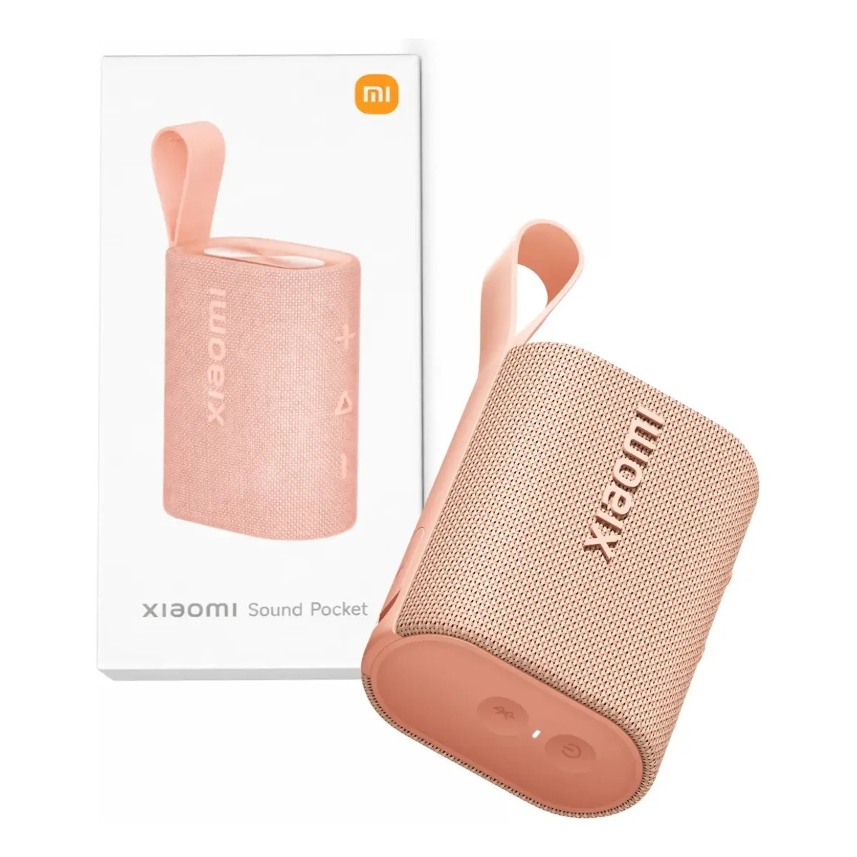 PARLANTE XIAOMI POCKET 5W BLUETOOTH PORTÁTIL ROSA - 1