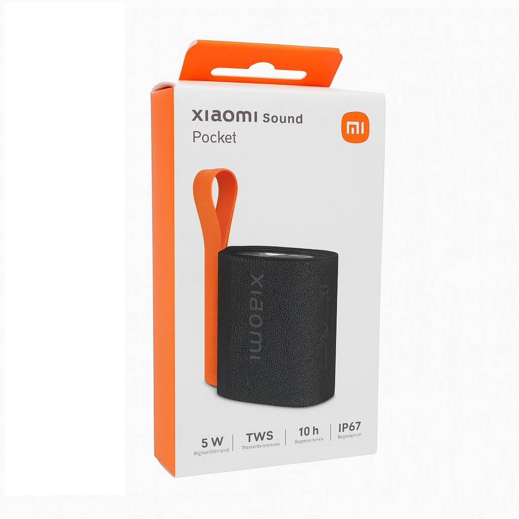 PARLANTE XIAOMI POCKET 5W BLUETOOTH PORTÁTIL NEGRO - 5