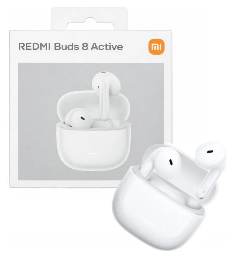 AUDIFONOS XIAOMI REDMI BUDS 8 ACTIVE BLUETOOTH BLANCO - 1