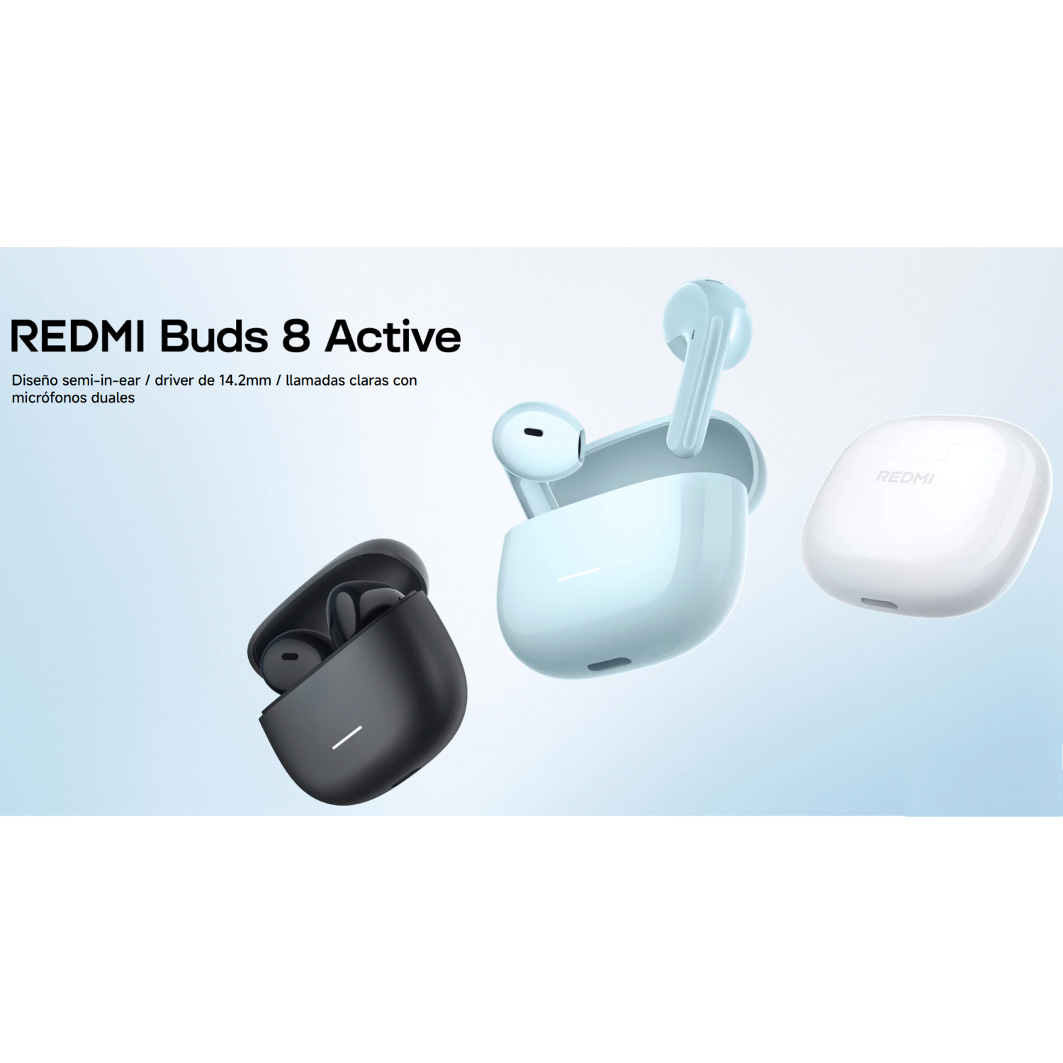 AUDIFONOS XIAOMI REDMI BUDS 8 ACTIVE BLUETOOTH BLANCO - 4