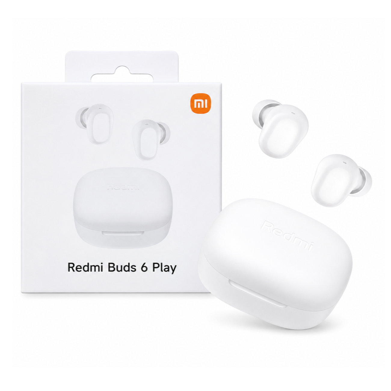 AUDÍFONOS XIAOMI REDMI BUDS 6 PLAY BLUETOOTH BLANCO - 1