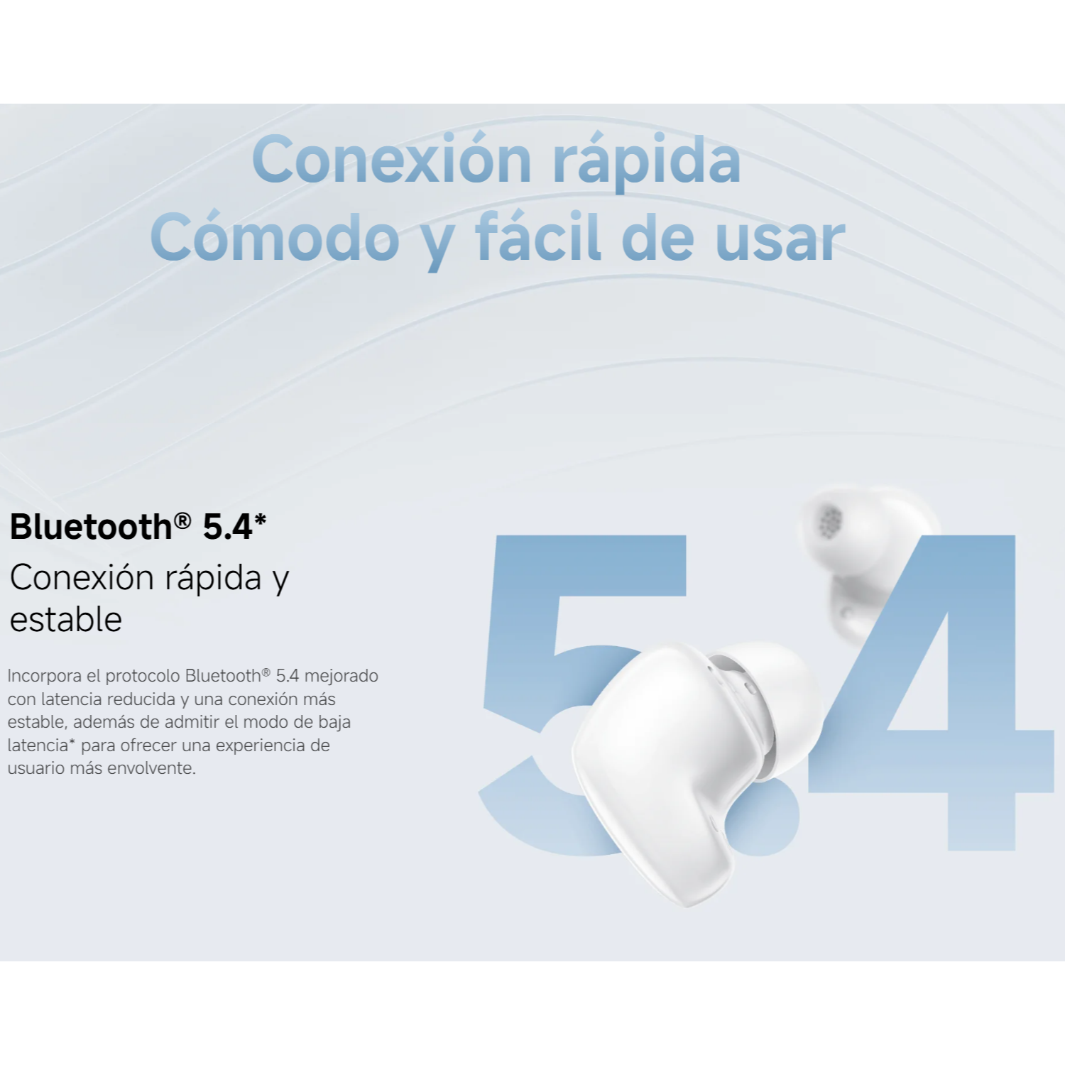 AUDÍFONOS XIAOMI REDMI BUDS 6 PLAY BLUETOOTH BLANCO - 4