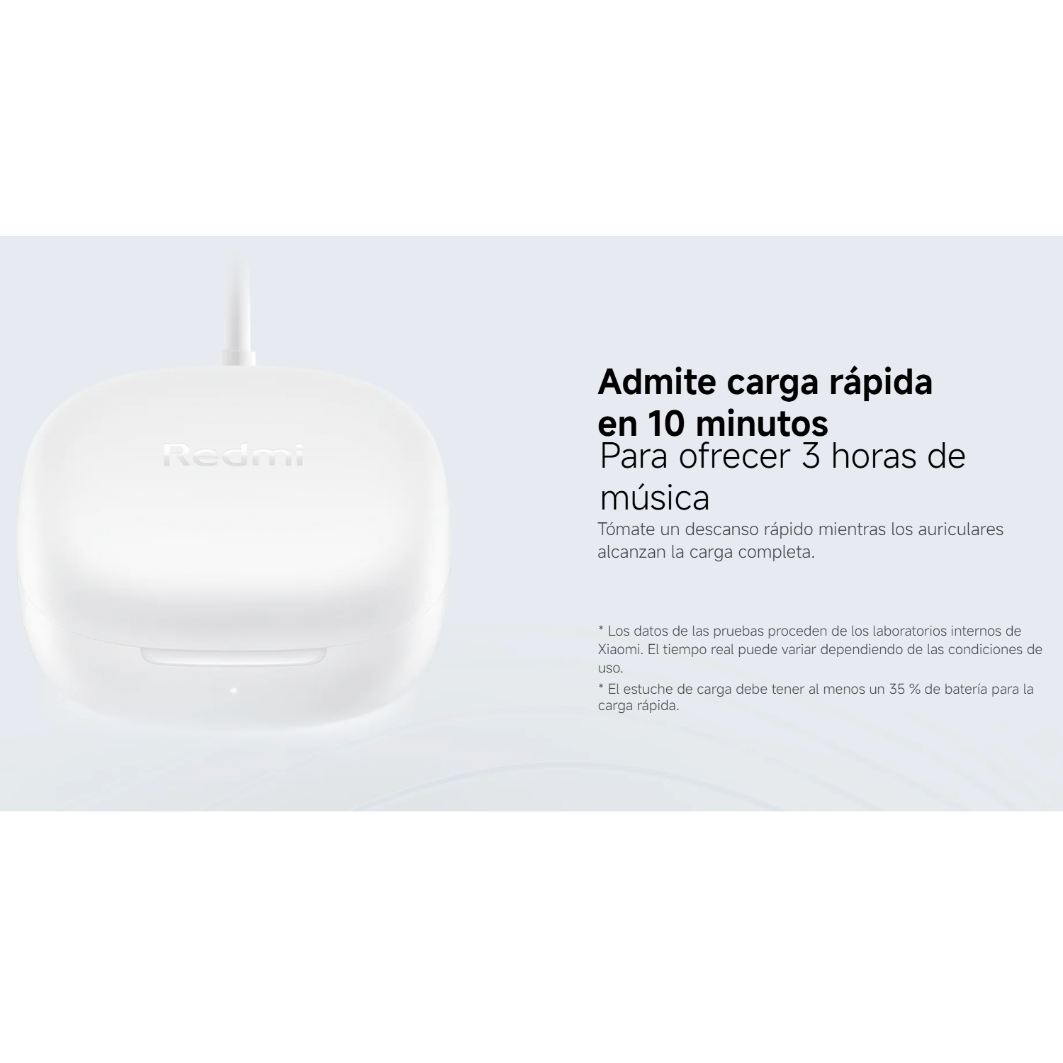 AUDÍFONOS XIAOMI REDMI BUDS 6 PLAY BLUETOOTH BLANCO - 5