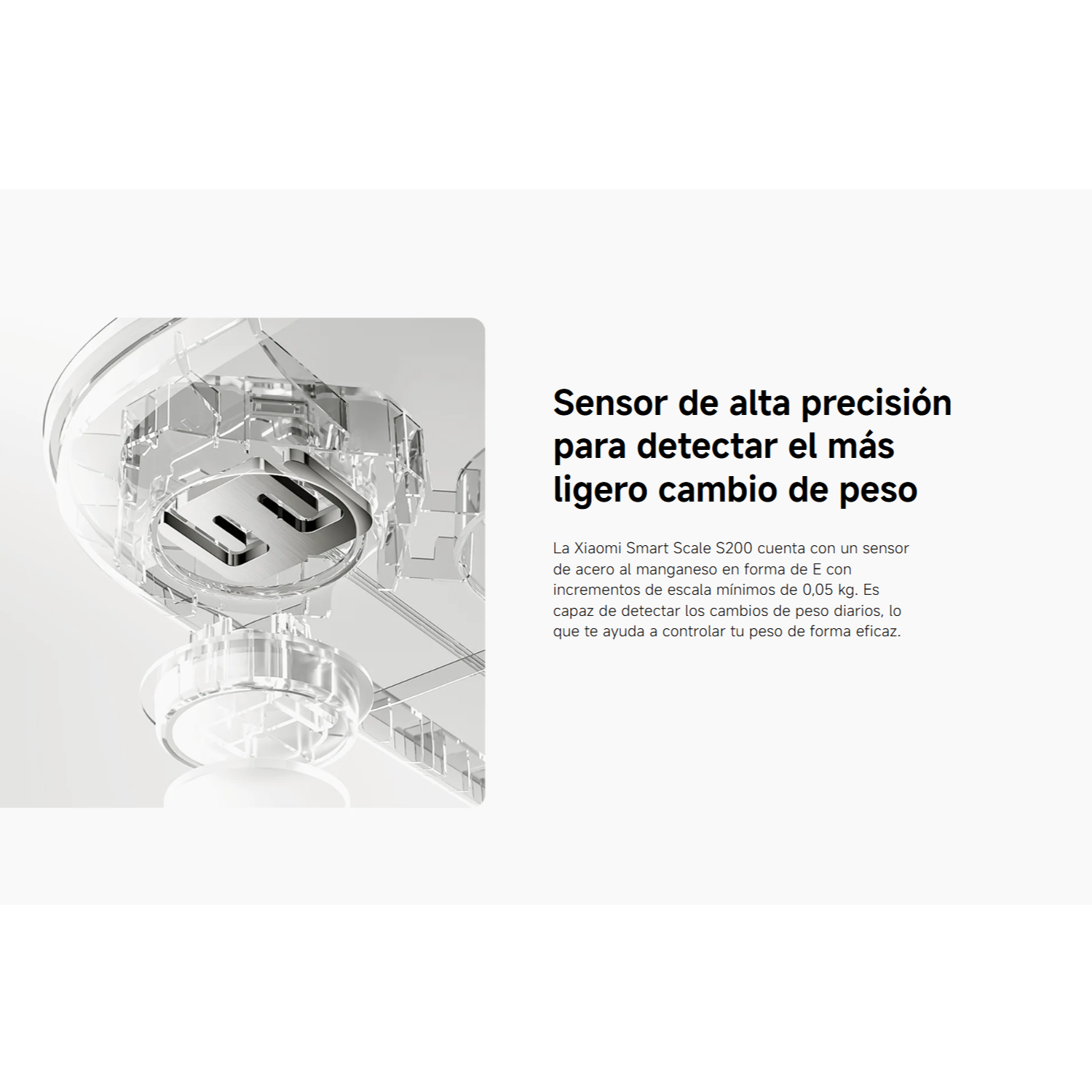 BALANZA INTELIGENTE XIAOMI SMART SCALE S200 BLANCO - 5