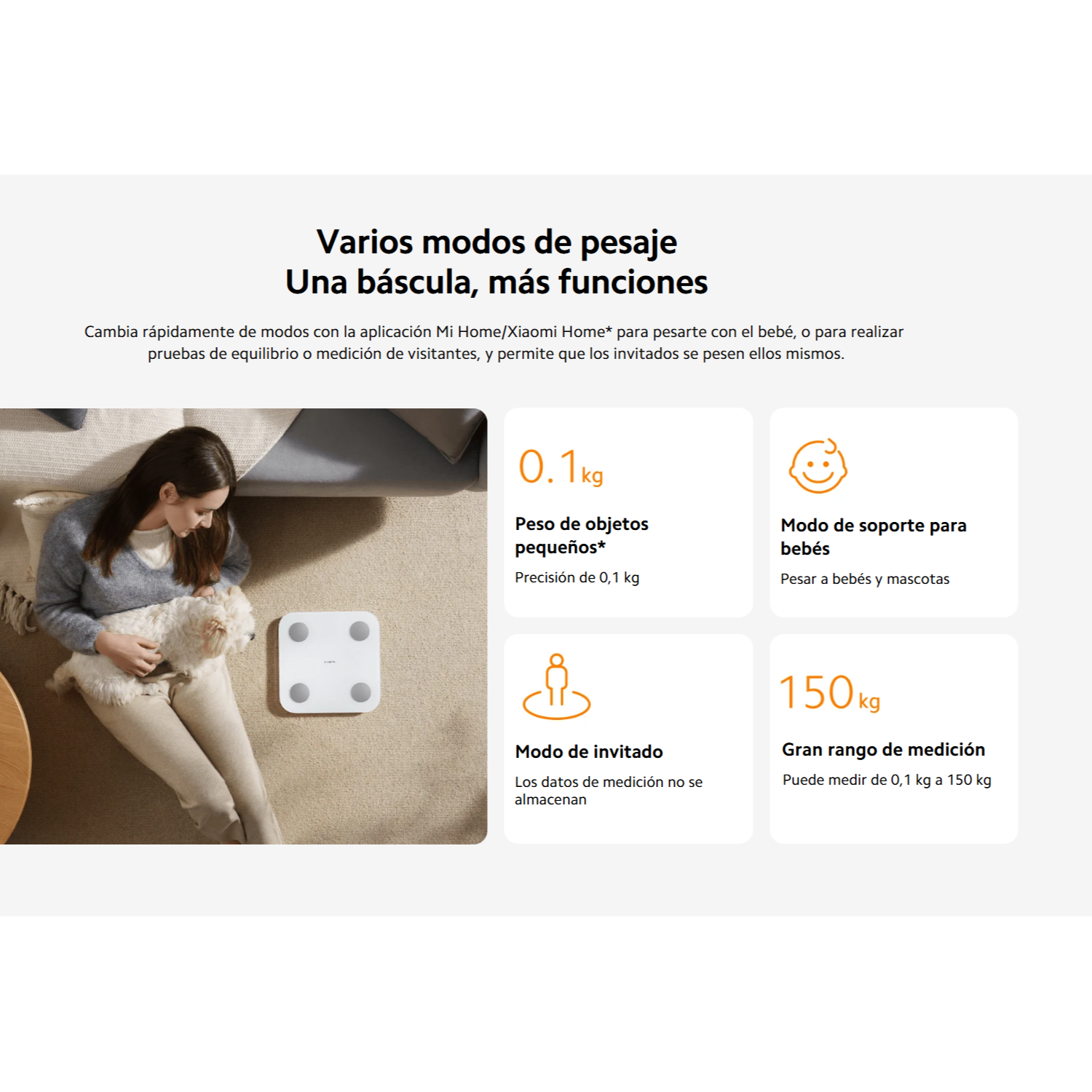 BALANZA CORPORAL INTELIGENTE XIAOMI S400 CON BLUETOOTH - 6