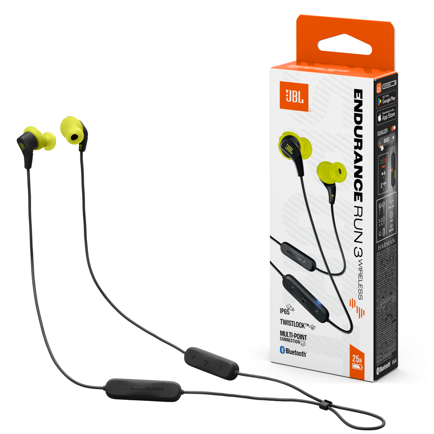 AUDÍFONOS JBL ENDURANCE RUN 3 INALÁMBRICOS DEPORTIVO - 1
